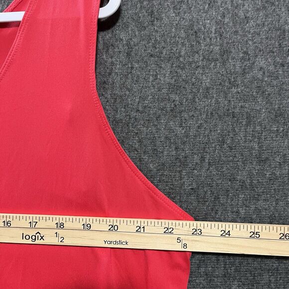 Worthington Woman Sleeveless Tank Top Plus Size 3X Pinkish Red, Nylon, Spandex - Picture 6 of 6